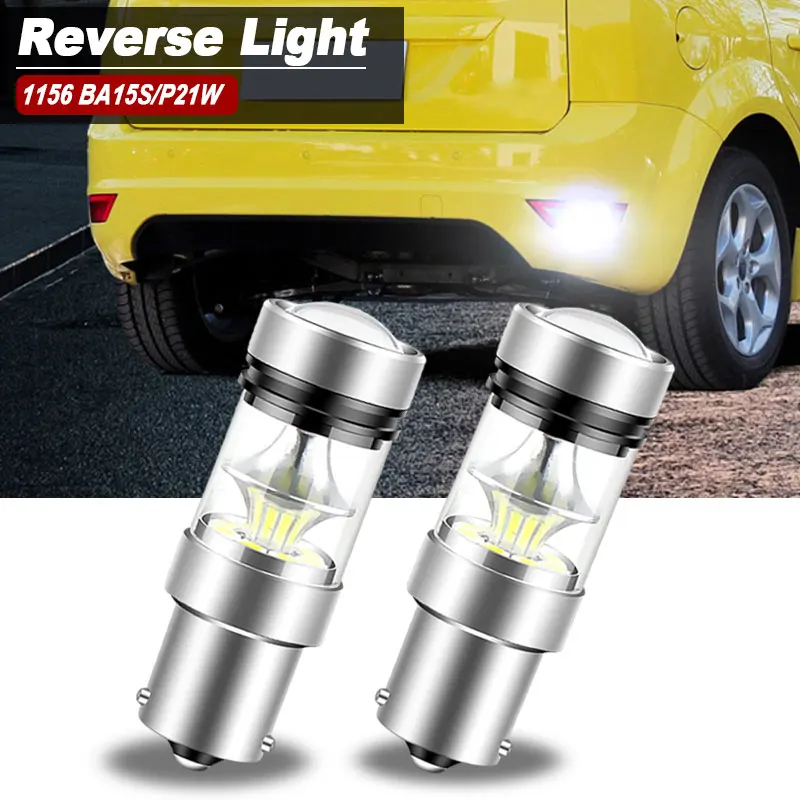 

Светодиодная лампа задсветильник хода P21W BA15S 1156 Canbus без ошибок для Mitsubishi Carisma 1995-2006 Colt 1995-2012, 2 шт.