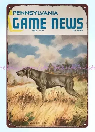 Новинка 1971 металлическая жестяная вывеска с изображением птиц из Пенсильвания