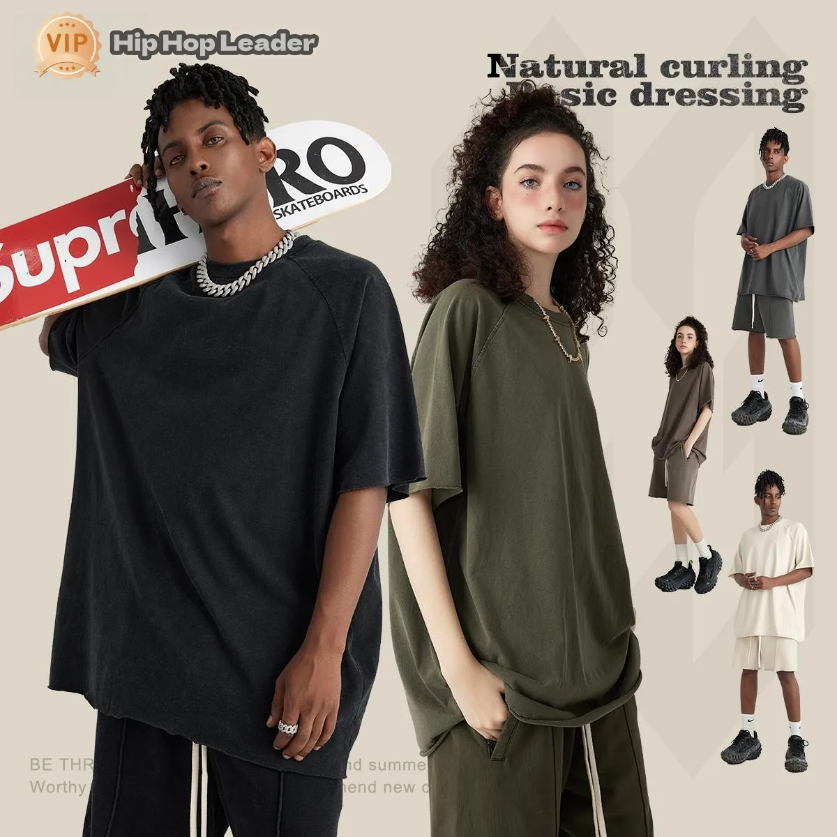 

Hip Hop Leader Officiel Store Y2K Trendy Casual Pants Net Red Same Cargo High Quality Materials Vintage Wash Loose Edge Ox Horn