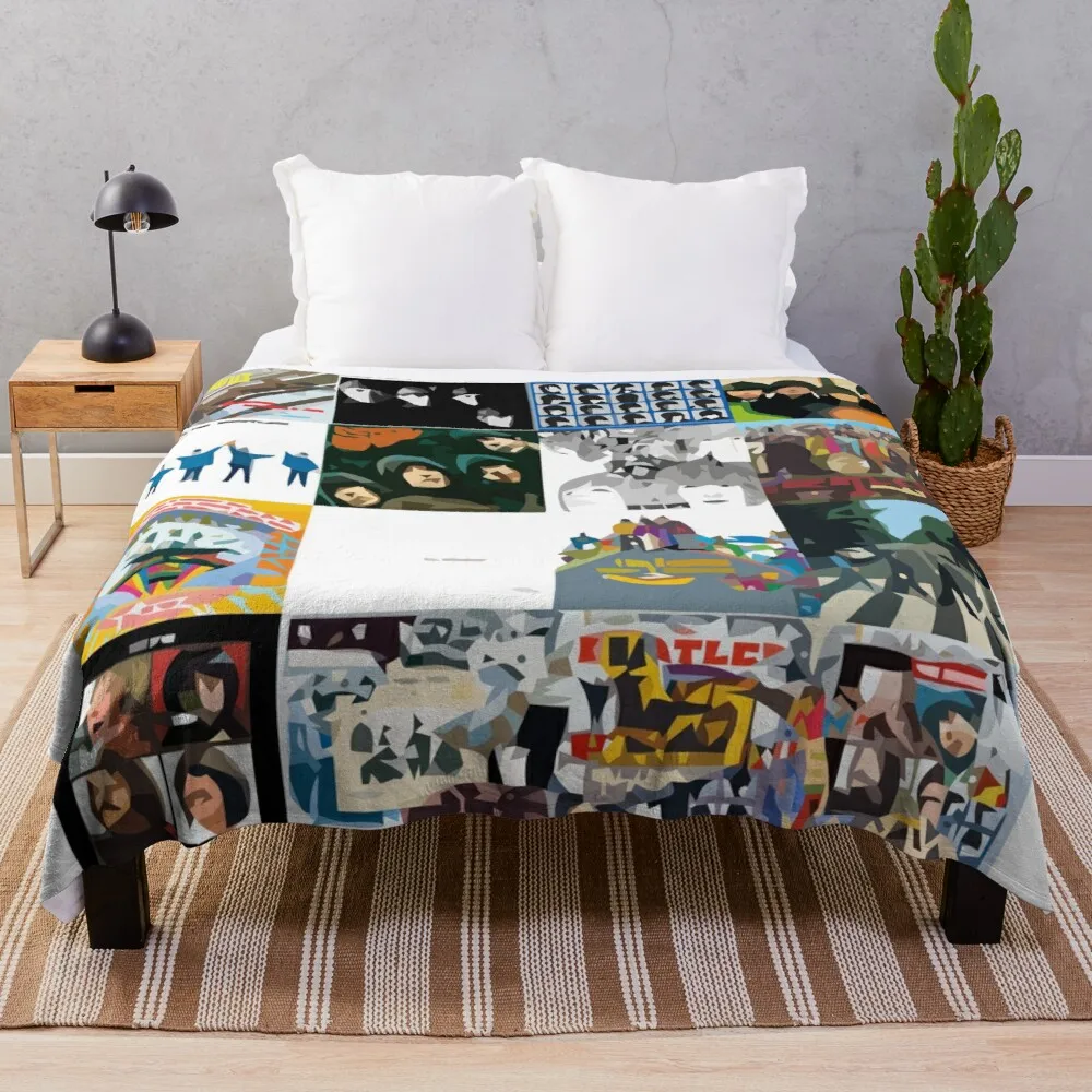 

Fab Four Minimalist Discography Baphomet Kawaii Bedding Rug Fur Throw Blankets