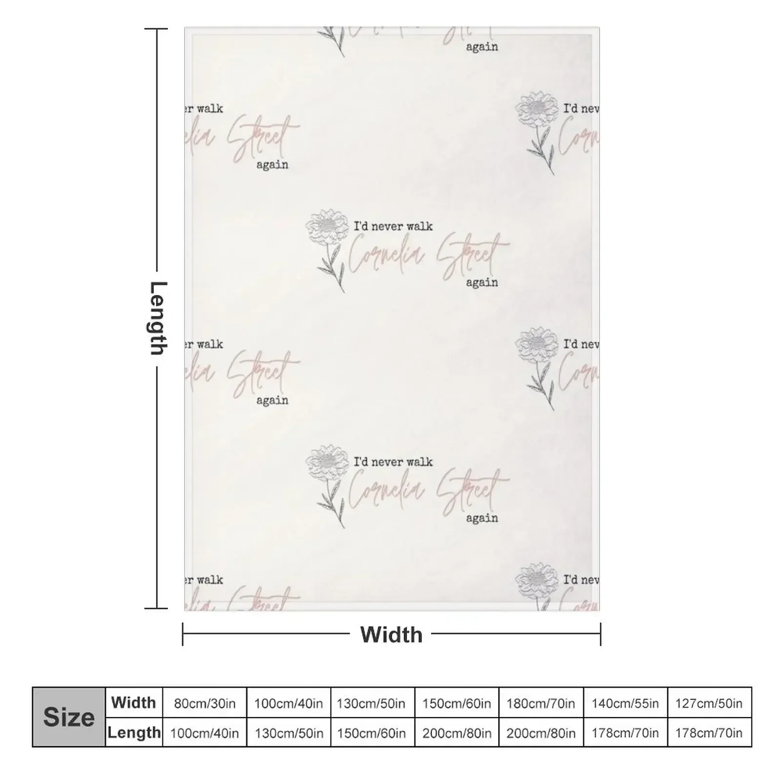 Никогда не ходить Cornelia Street Плед для дивана Тонкие утяжеленные одеяла