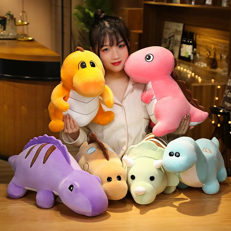 

60CM Simulation Dinosaur Plush Toys Cartoon Lifelike Dinosaur Soft Doll Toy Animal Model for Children Boys Baby Birthday Gifts