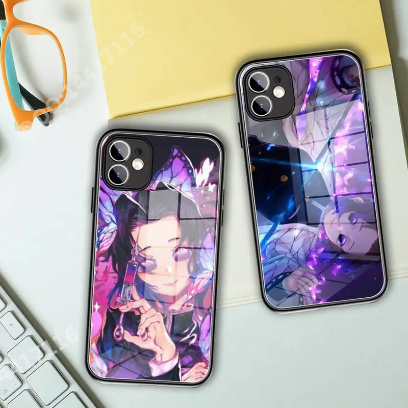 

Blade of Destruction Phone Case Tempered Glass For iPhone 13 11 Pro XR XS MAX 8 X 7 Plus 12 Mini phone Full Coverage covers