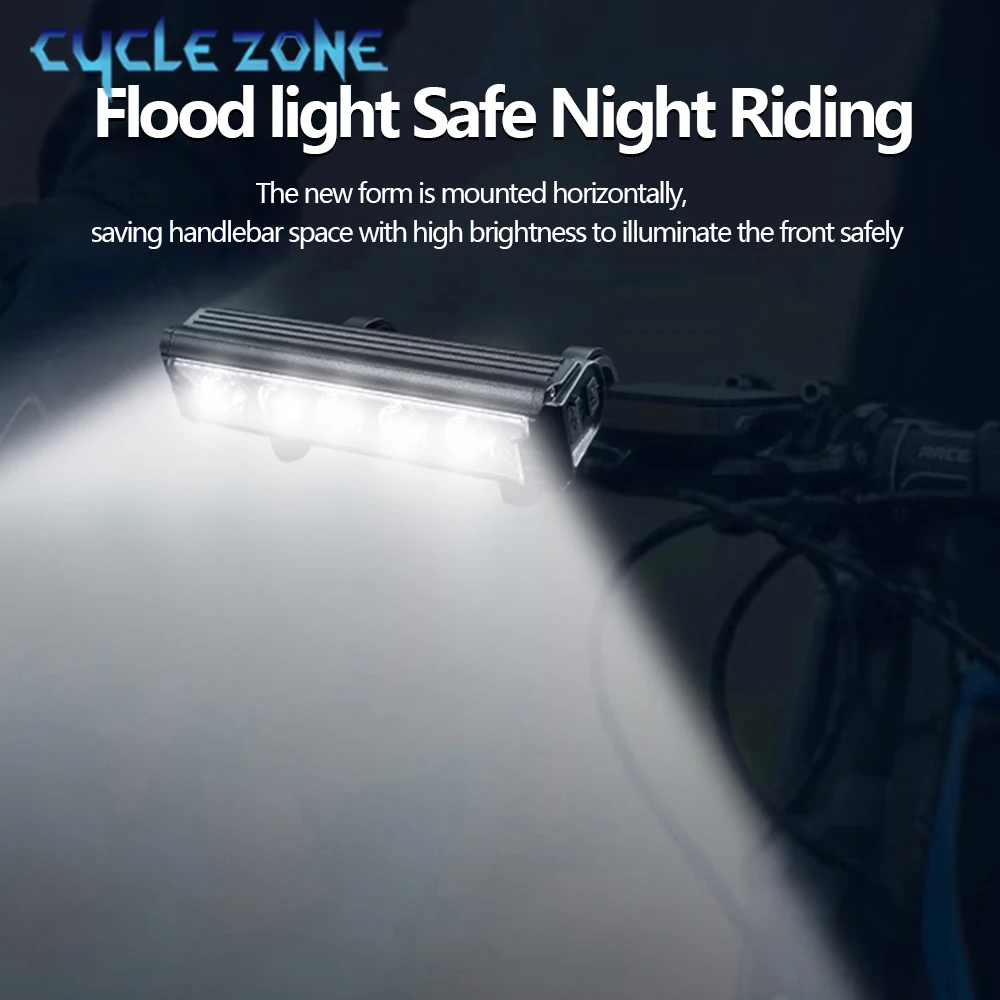 5-светодиодный супер яркий передний фонарь для велосипеда велосипедный налобный