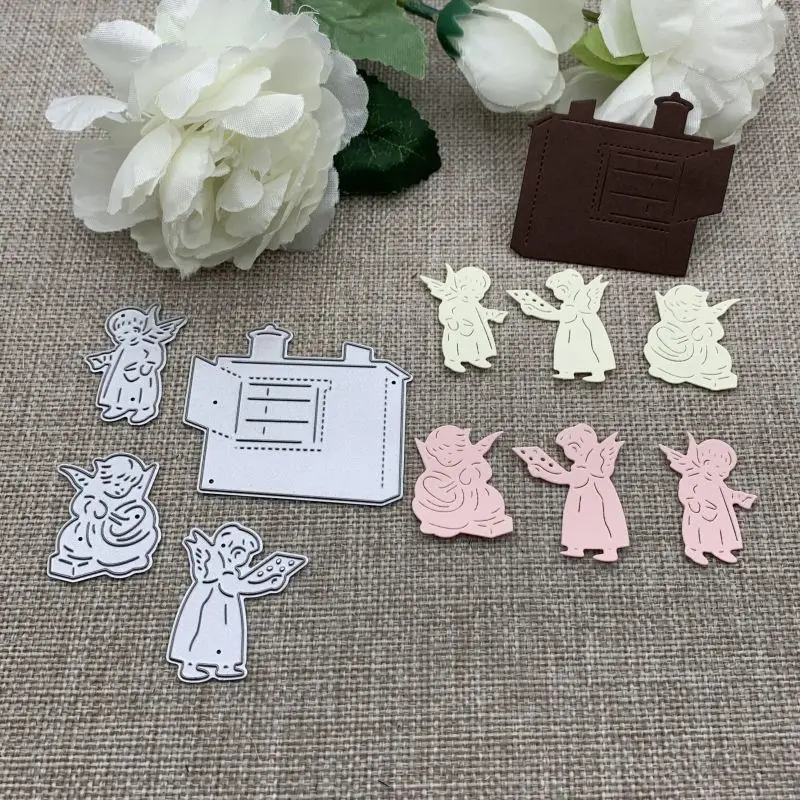 Металлические штампы Angel kid для высечки книг в духовке рукоделия скрапбукинга