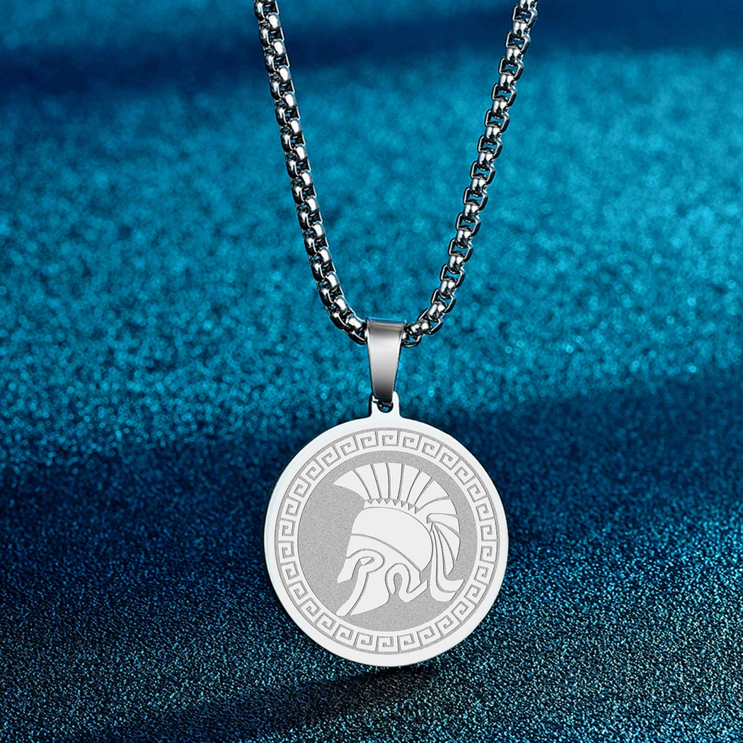 Мужская подвеска в виде древнего Греческого бога спартанского воина