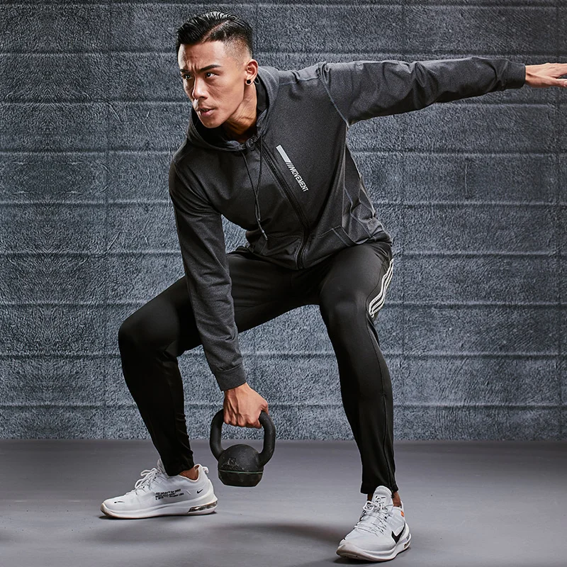 Sports Tracksuit Camping Cycling Jackets Outdoor Clothes Men's Training Sportswear Set Compression Sport Suit Tight Sports Wear