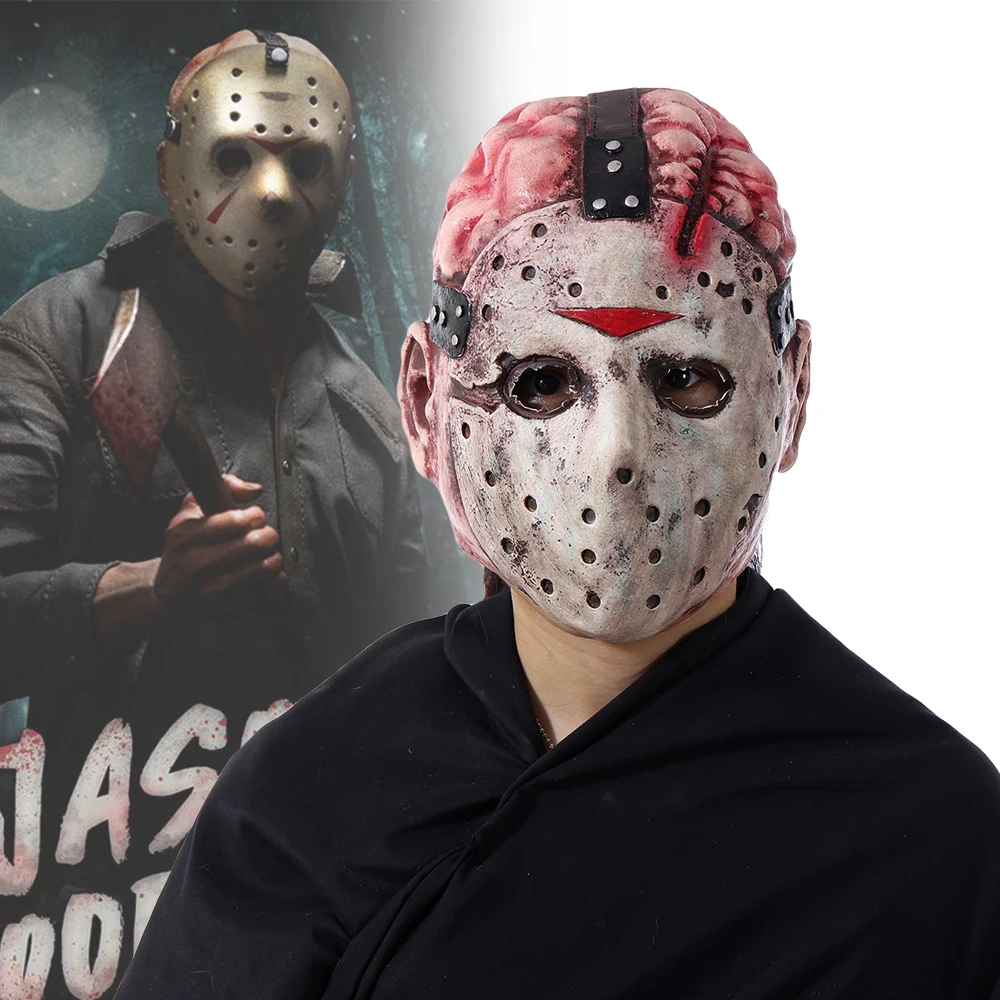 New 19 Cm X 14 Cm Cosplay Make Old Thicken Friday The 13th Jason Voorhees Hockey  Mask For Kids - Party Masks - AliExpress