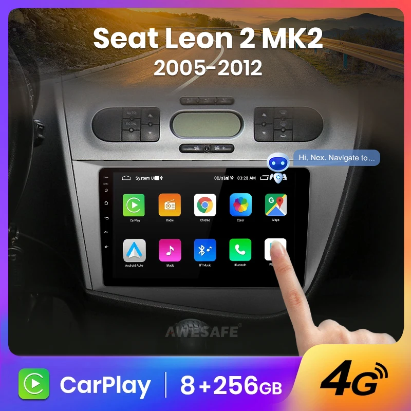 Автомагнитола AWESAFE PX9 для Seat Leon 2 2005-2020 din Android |