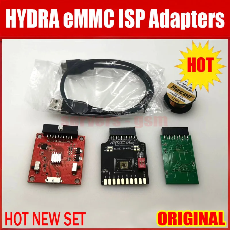 2022 новые оригинальные адаптеры HYDRA eMMC ISP инструмент BGA153 BGA169 BGA221 BGA162 разрывная