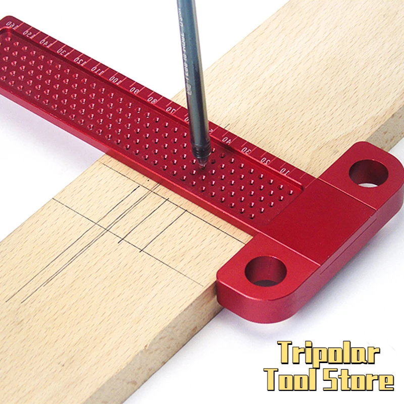 

Деревообрабатывающий инструмент, линейка Т-образного типа 100/160/260 мм, строечное отверстие из алюминиевого сплава, маркировочный манометр для рисования, измерительные инструменты «сделай сам»