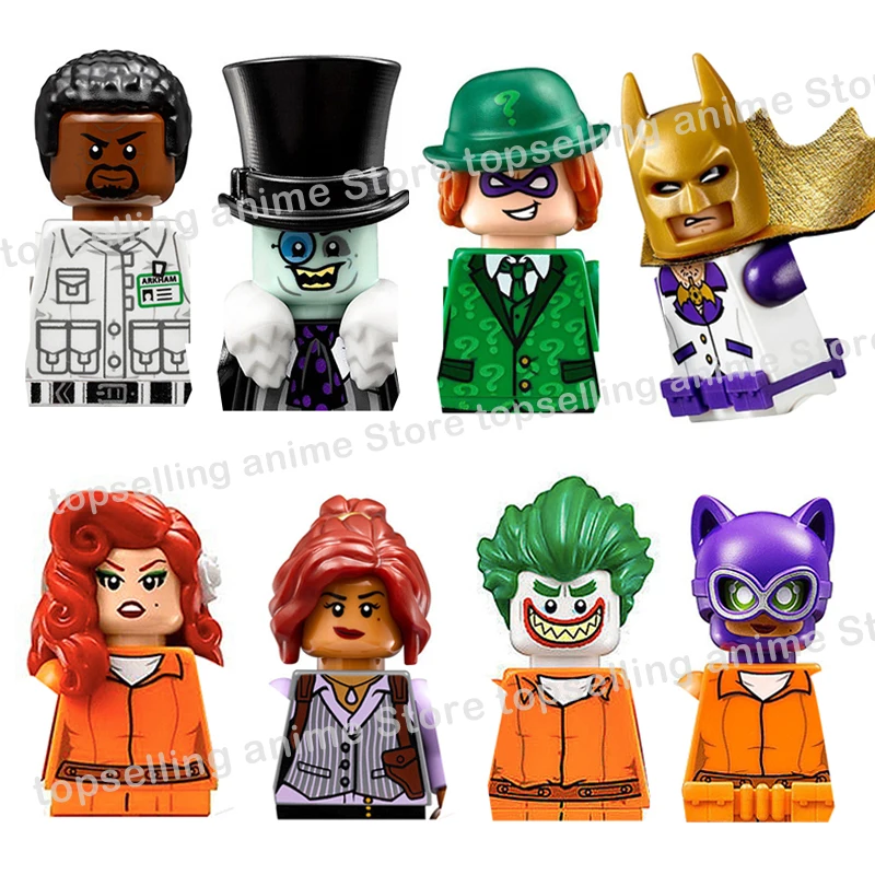 

PG8041 Movies plastic Batman Catwoman Poison Ivy mini action toy figures building blocks Assembly Toys for kids birthday gifts