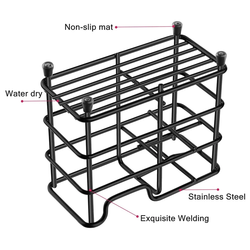 Держатели для зубных щеток ванных комнат чистка зубов из нержавеющей стали и