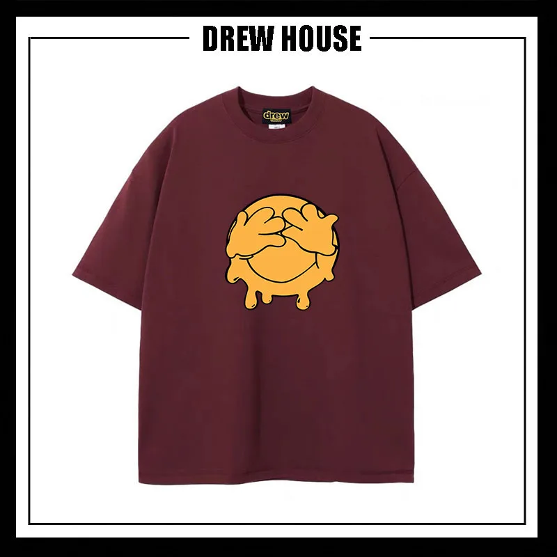 Футболка Мужская/Женская хлопковая свободного покроя с коротким рукавом и