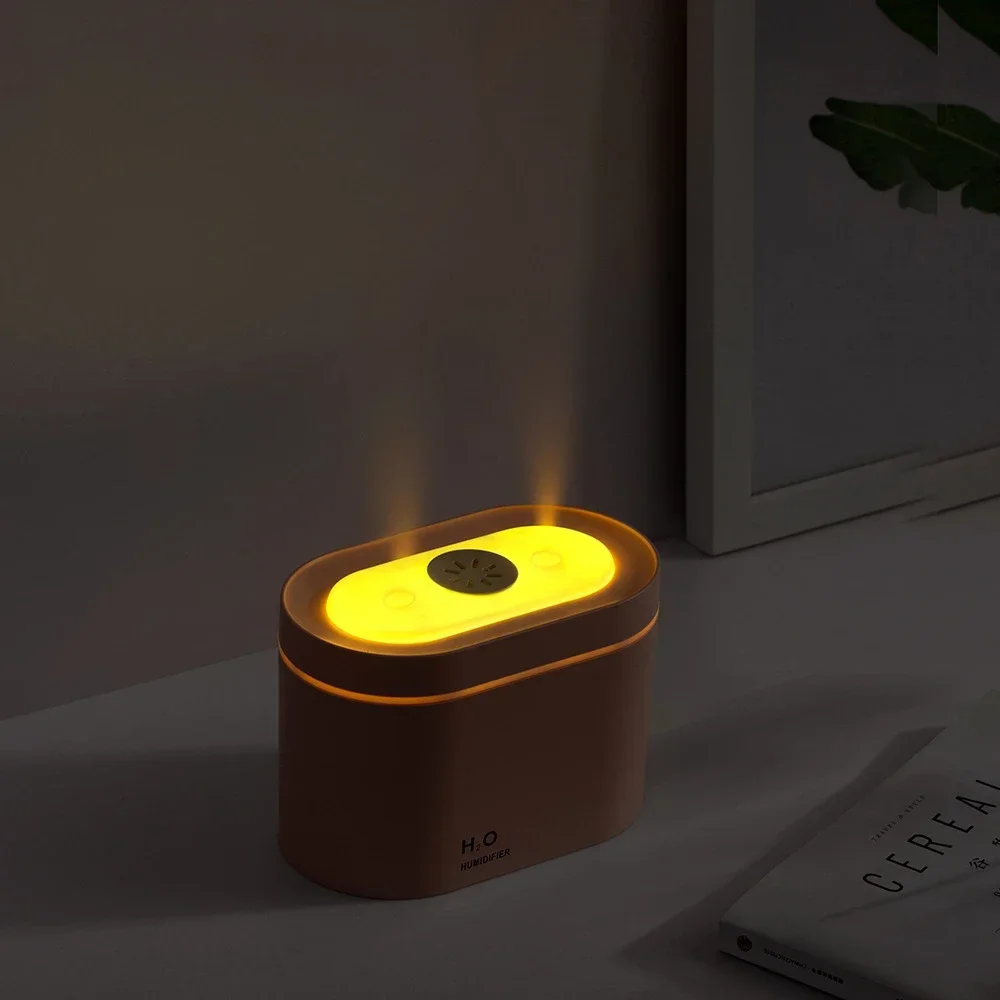 800 мл увлажнитель воздуха с двойной насадкой USB-генератор тумана ночник для дома