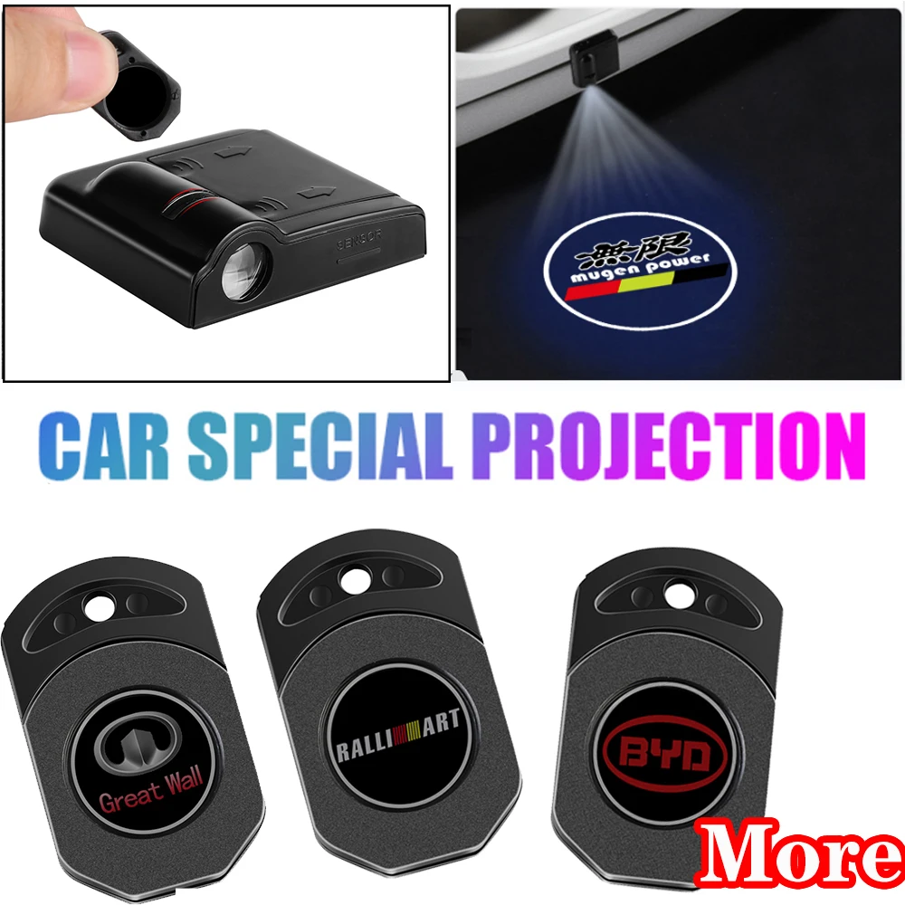 

1pcs Car Door Decoration Light HD Welcome Lamp Wireless Laser Projector Auto For Hyundai i30 tucson accent i20 ix35 kona i10 etc