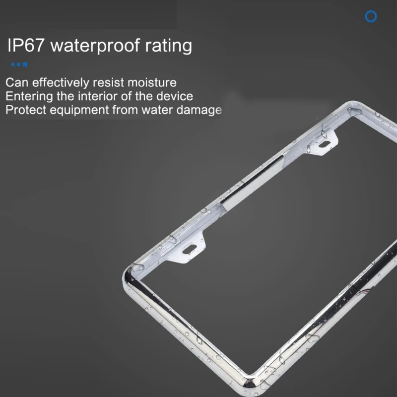 Простая в установке светодиодная подсветка рамка номерного знака автомобиля