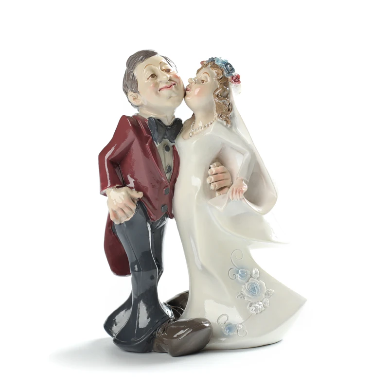 

Creative Resin Lovers Figure Sculpture, Home Decor Crafts, Room Wedding Decoration, Study Wine Cabinet Ornament, Wedding Gift