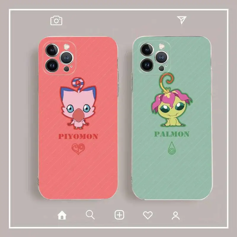 

BANDAI Digimon Phone Case for iPhone 11 12 13 mini pro XS MAX 8 7 6 6S Plus X 5S SE 2020 XR cover