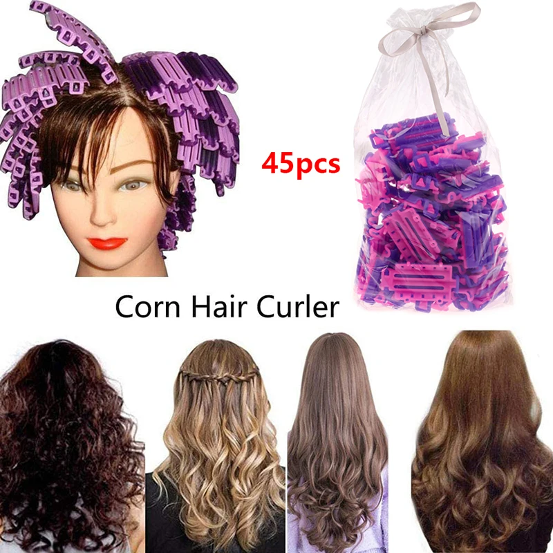 

Многоразовые зажимы для волос «Кукуруза», 45 шт.