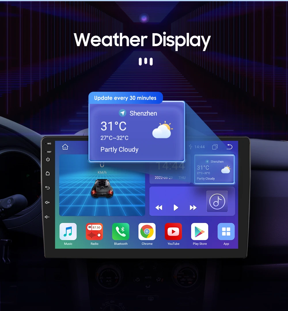Hizpo Car Android 12 Multimedia Radio Player for BMW 3 Series E90 E91 E92 E93 2006-2012 GPS Navigation Stereo Audio Head Unit images - 6