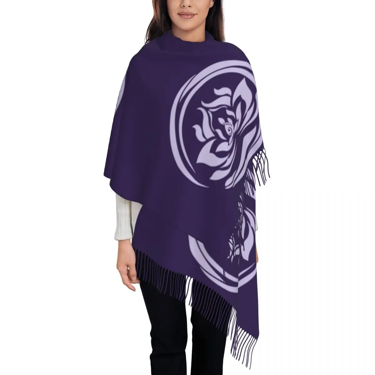 

The Untamed Yunmeng Jiang Sect Shawls Wraps for Womens Winter Large Soft Scarf Neckerchief Shawl Scarves