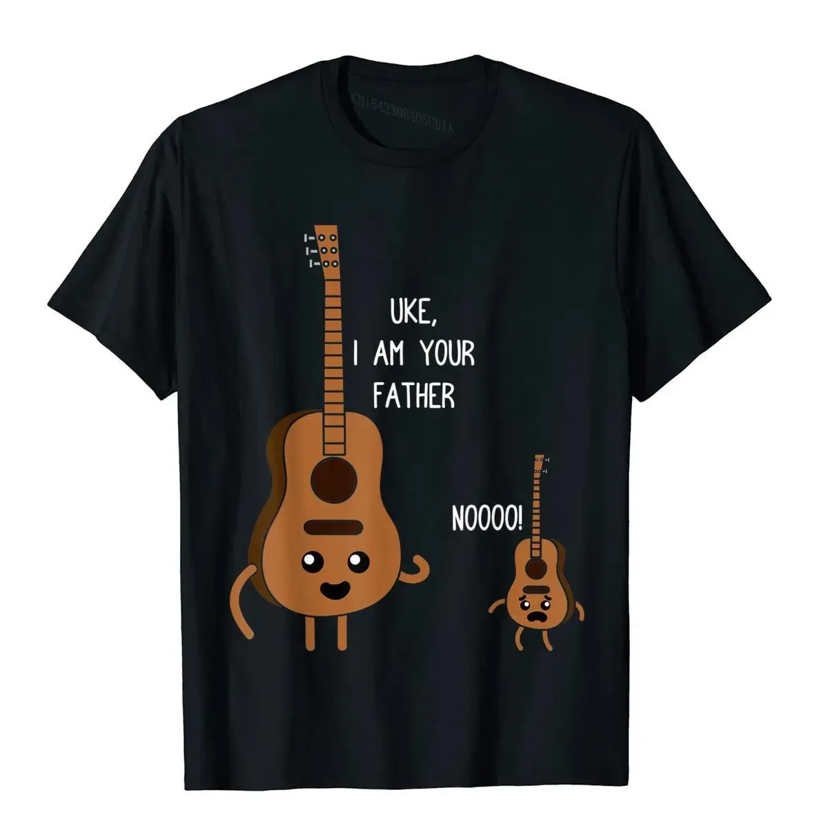 Мужская Винтажная Футболка Uke I Am Your Father Классическая хлопковая с забавным