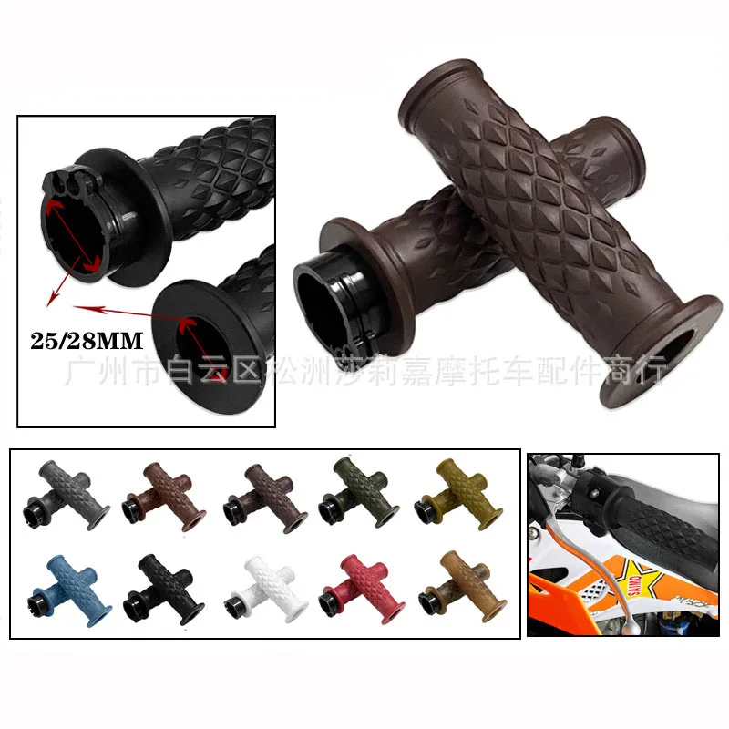 

For Halley 883 1200 Honda CB400 Motorbike Handlebar Motorcycle Grips With Throttle Core Modified Accessories 25mm Universal