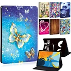 Кожаный чехол-книжка для Lenovo Tab E10M10, 10,1 дюйма, с ручкой