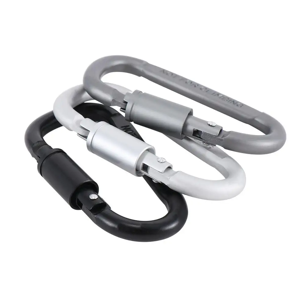 Уличные инструменты D-образной формы для кемпинга скалолазания с замком