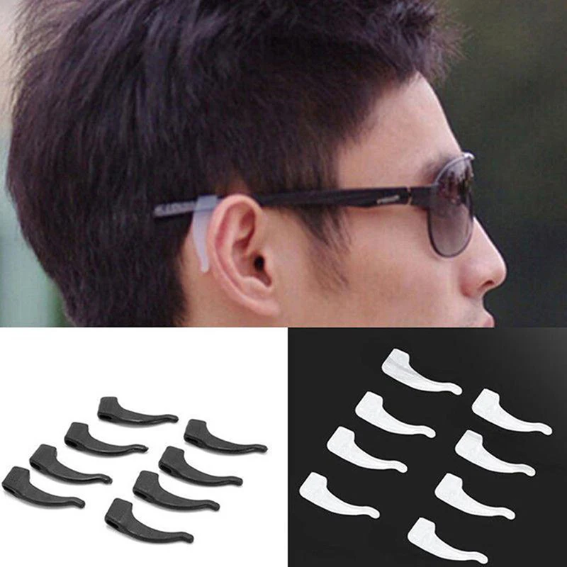 

5 Pairs Silicone Anti Slip Ear Hooks for Glasses Eyeglass Sunglasses Holder New Casual Glasses Stand Accessories Outdoors