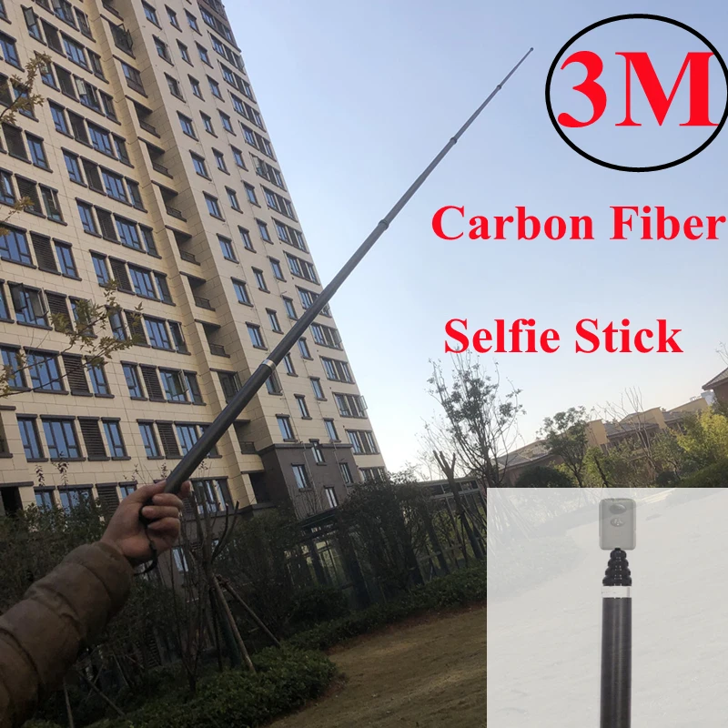 

Регулируемая невидимая селфи-палка Insta360 для спортивной камеры 3M для Insta360 One RS/X2, удлинитель из углеродного волокна, аксессуар