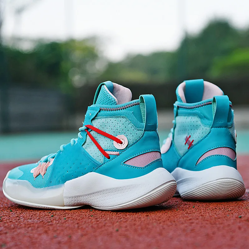 Zapatos de baloncesto con suela de goma de alta calidad para hombre, zapatillas deportivas transpirables antideslizantes de moda, novedad de verano, 2022
