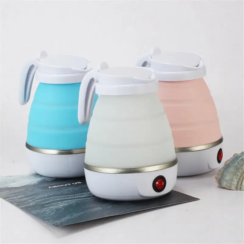 

Automatic Switch Off Function Water Kettle Heat Preservation Foldable Mini Travel Kettles Resistance High Temperature Of 230