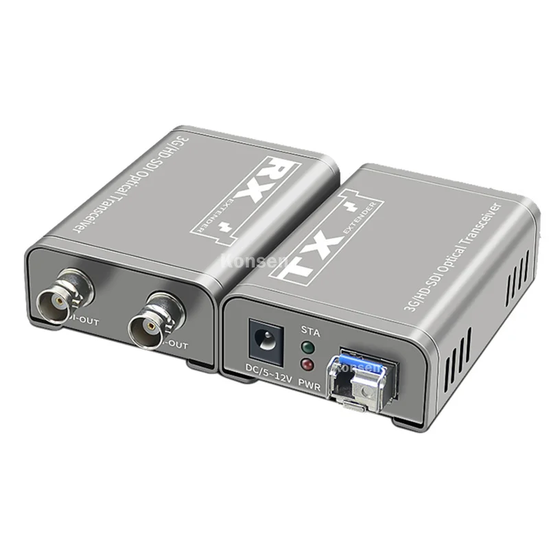 Волоконный удлинитель 3G SDI over LC волоконно-оптический кабель до 20 км 1080P HD SDI Видео Аудио волоконный удлинитель с LC SFP