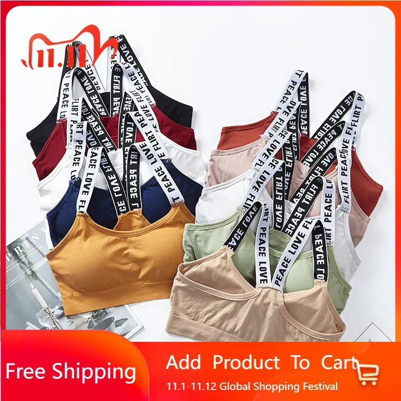 

Бесшовный Бюстгальтер для йоги с надписью поколения Красивая накидка на спину для студентов уличная одежда спортивный жилет Топ-труба нижн...