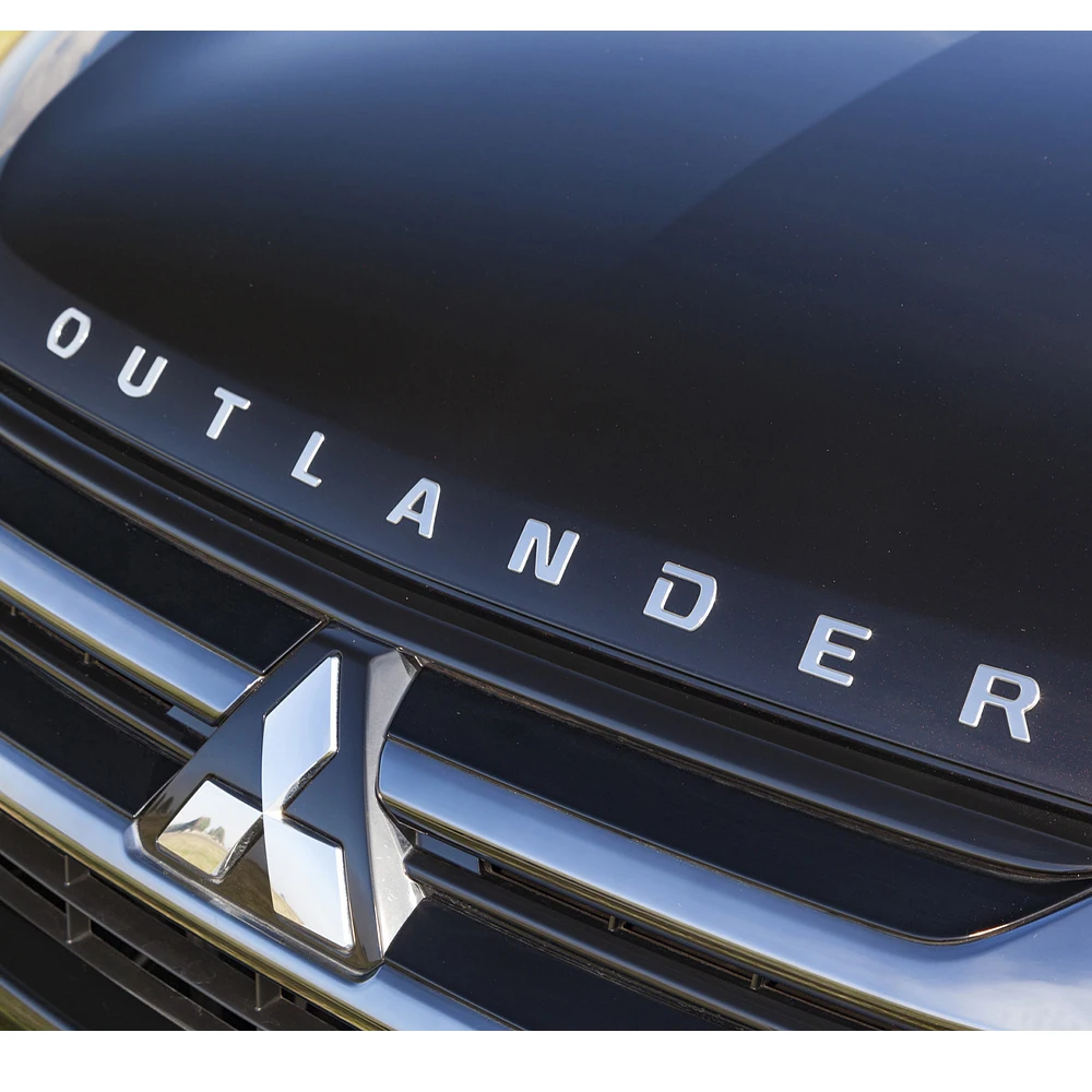 ABS автомобильный передний капот значок с надписью сменная наклейка для Mitsubishi