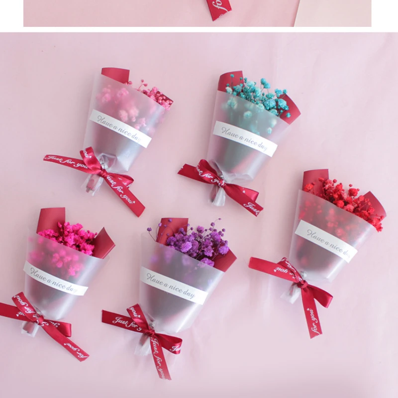 

Мини букет из искусственных роз