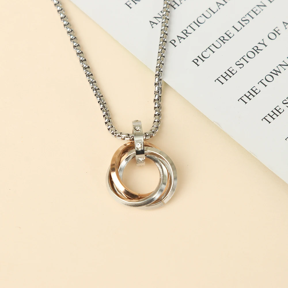 Модное кольцо регулируемая цепочка ожерелье для женщин подвеска ювелирные