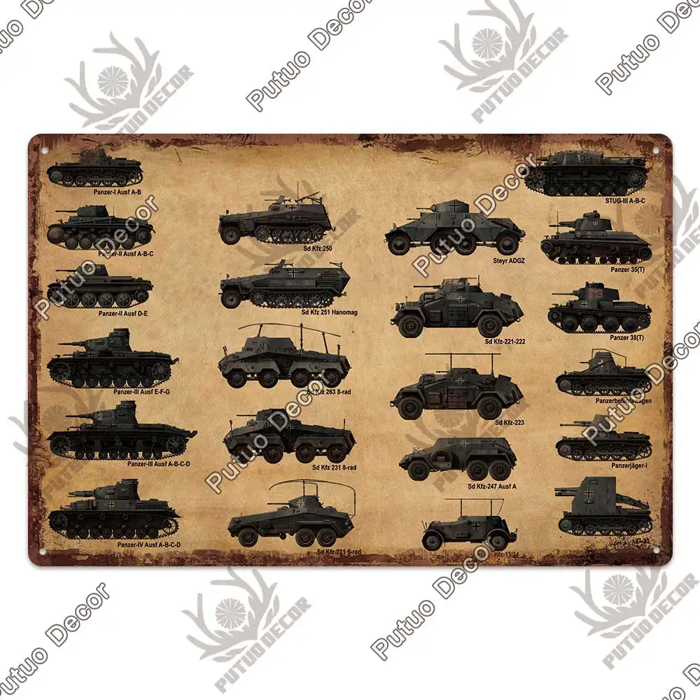 

Putuo Decor Винтажная металлическая табличка