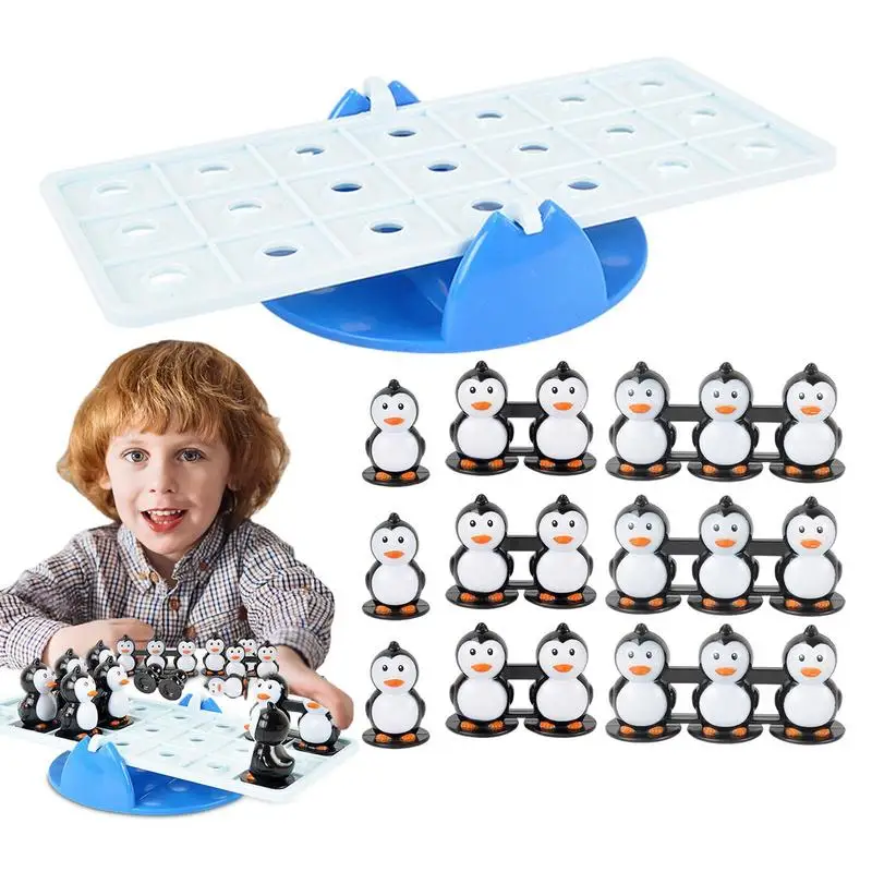 

Balance Penguin Animal Balance Counting Game Fun Seesaw Toy Montessori Educational Children's Gift & Kids Toy STEM Learning For