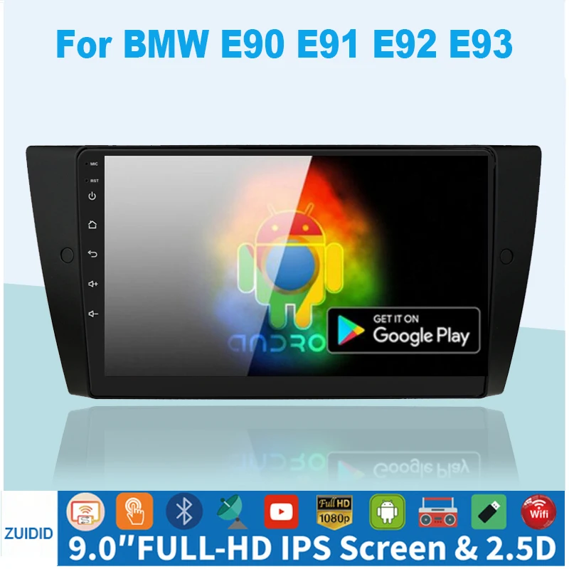 2din 4G+64G For BMW 3-Series E90 E91 E92 E93 Car Radio Car video players CarPlay Android Auto GPS No 2 din 2din DVD 1