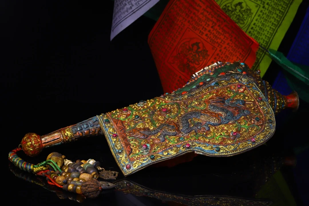 20 &quotКоллекция тибетского храма старая натуральная мозаика-раковина драгоценный