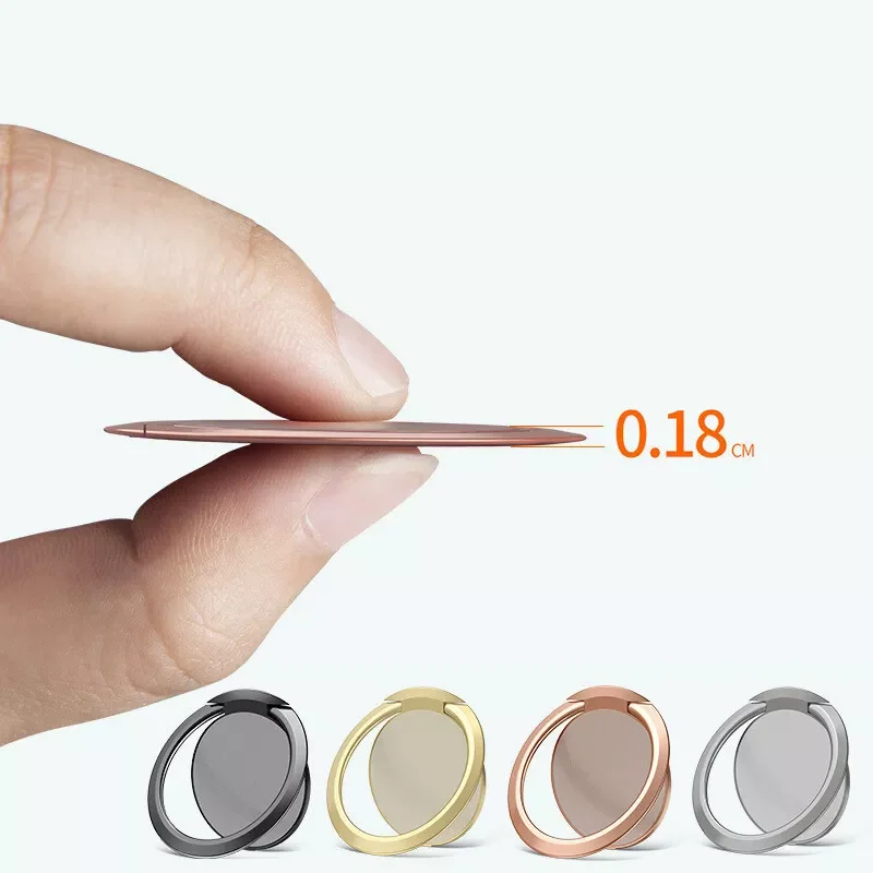 

Ultra-thin metal Stent Accessories Mobile Phone Holder Stand Finger Ring Magnetic For iphone 8 7 6 xiaomi mi8 5 plus Smartphones