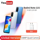 Xiaomi Redmi Note 11S 8 ГБ ОЗУ 128 Гб ПЗУ процессор Helio G96 камера 2400 МП 1080 x P FHD + AMOLED DotDisplay 33 Вт Pro Быстрая зарядка