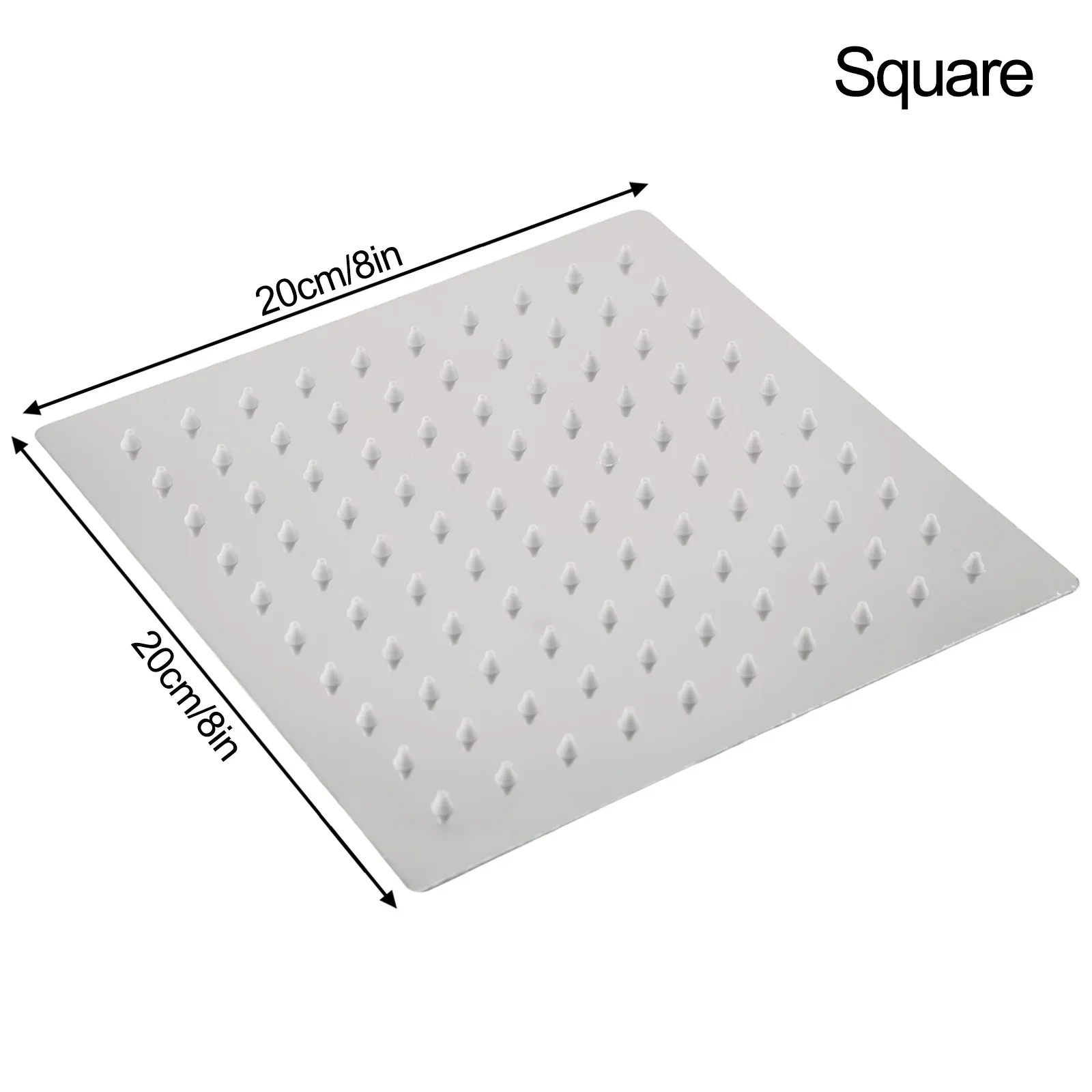 Хромированная насадка для душа модная хромированная водопад круглая квадратная