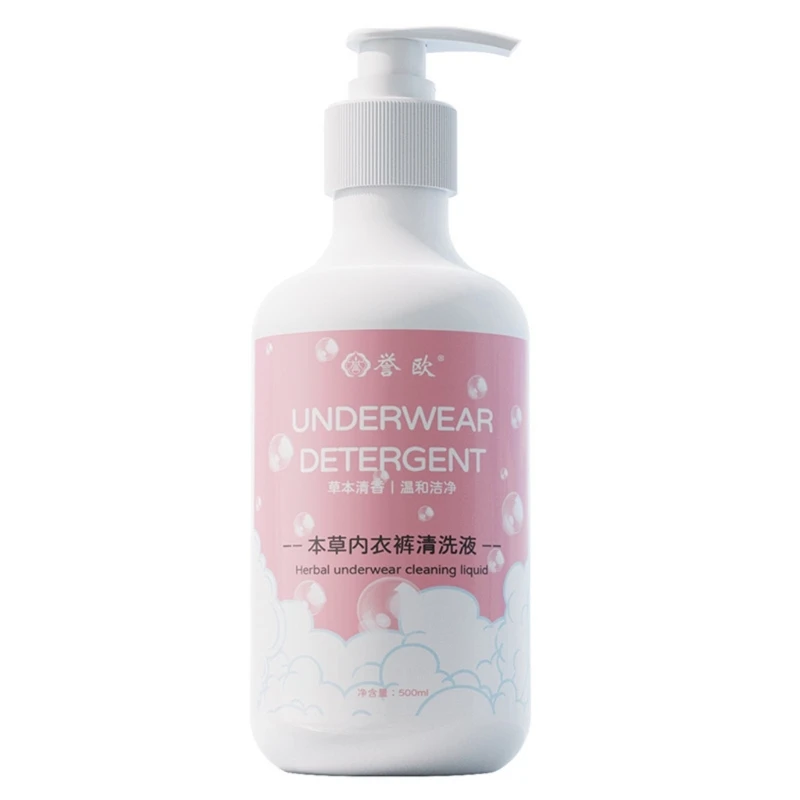 

E56C 500ml Underwear Laundry Detergent Delicate Adult Underwear Cleaning Supply