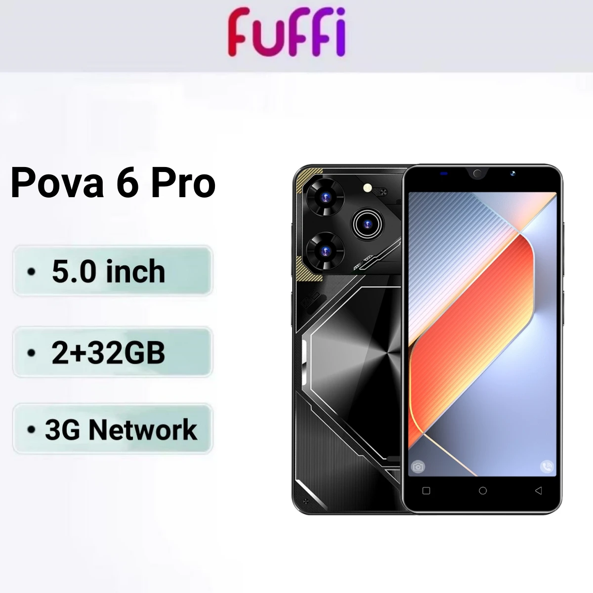 Смартфон fuffi Pova 6 Pro 2/32ГБ