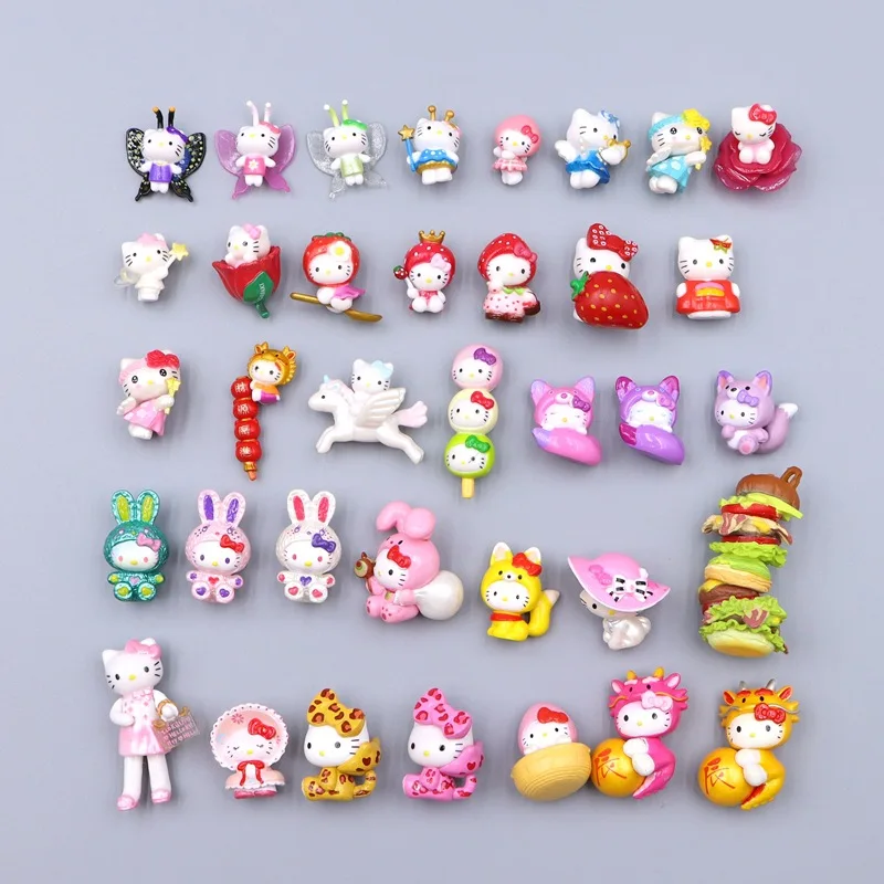 Симпатичные фигурки героев HelloKitty куклы игрушки сделай сам патч материал Microlandschaft