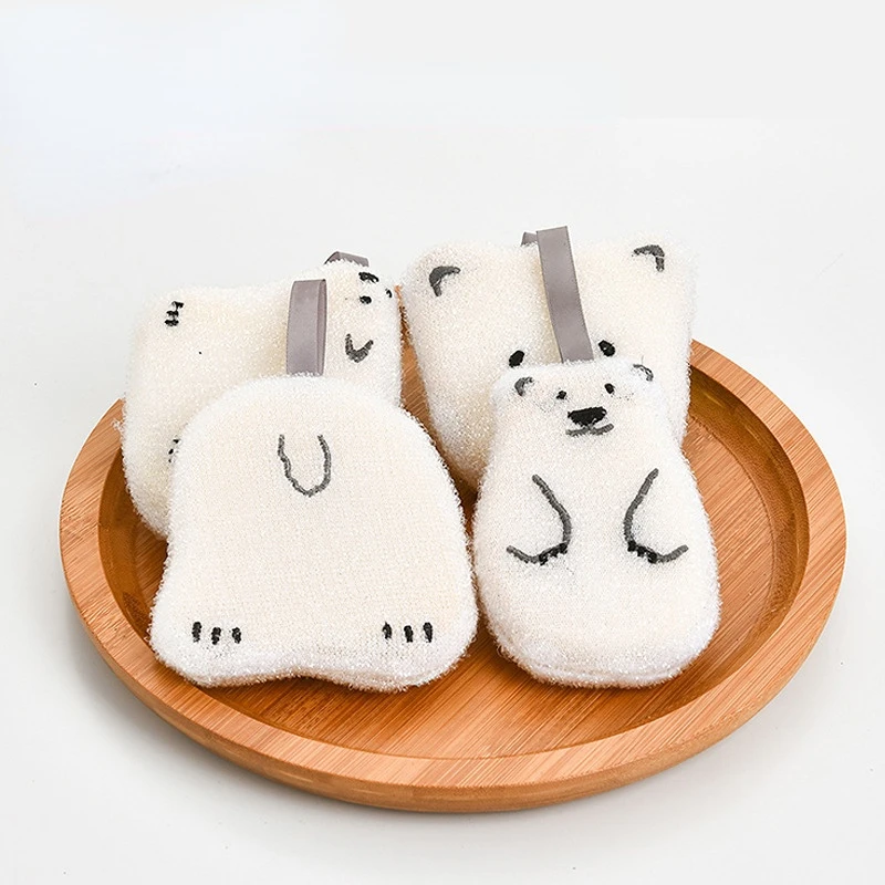

4pcs/set Creative Sponge Kitchen Accessories Cute Cartoon Washing Dishes Sponge Cleaning Dish Remove Stains